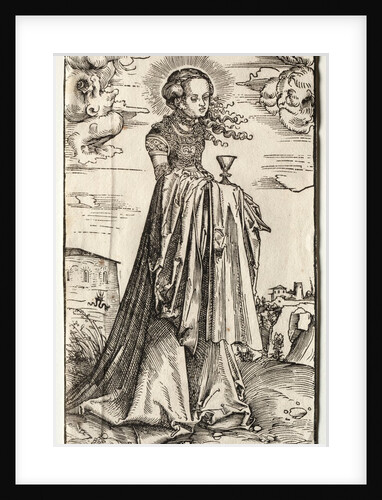 St. Barbara by Lucas Cranach