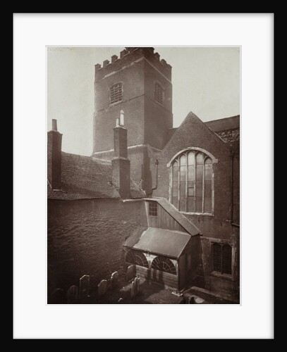 St. Bartholomews: The Green Churchyard on the Site of the Old South Transept, 1877 by Alfred H. Bool