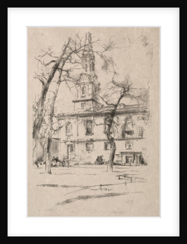 St. Giles-in-the-Fields, 1896 by James McNeill Whistler