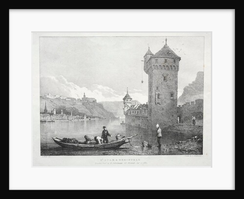 St. Goar and Rheinfels, 1824 by Samuel Prout