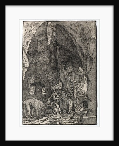 St. Jerome in the Cave, 1513-1515 by Albrecht Altdorfer