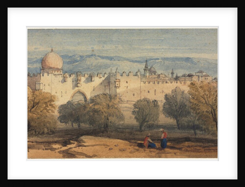 St. Stephen's Gate, Jerusalem, c. 1860 by Richard Principal Leitch