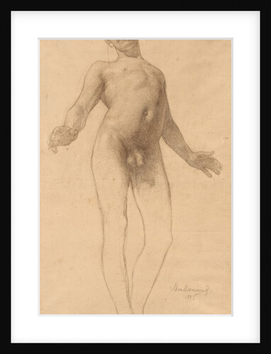 Standing Male Nude, 1885 by Frederick William MacMonnies