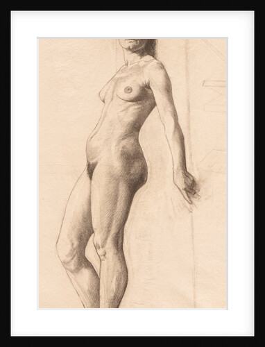 Standing Nude Model by Otto H. Bacher