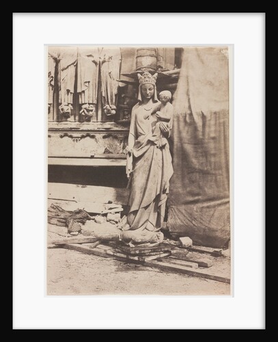 Statue of the Virgin, Notre Dame de Paris, 1853 by Auguste Mestral
