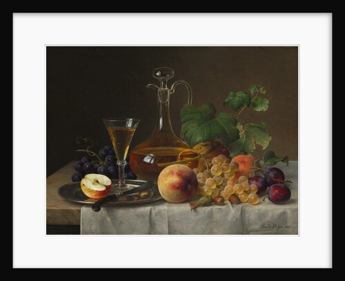 Still Life with Fruit, 1873 by Emilie Preyer