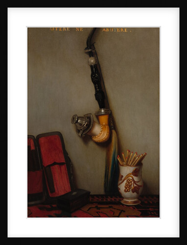 Still Life with Pipe and Matches and Still Life with Herring, Bread, and Cheese, 1858 by Alexandre-Gabriel Decamps