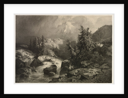 Storm in the Alps by Alexandre Calame