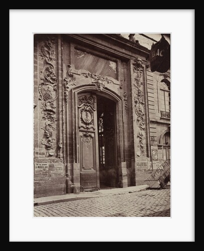 Street in Dijon, before 1870 by Unidentified Photographer