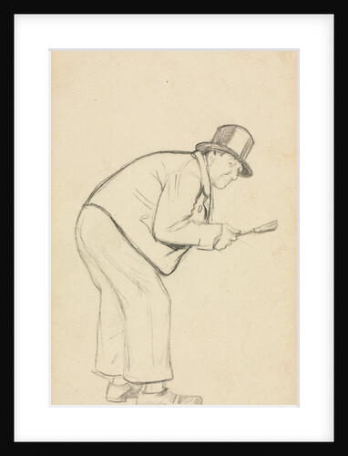 Study for 'A Woman Hater' by Charles Samuel Keene