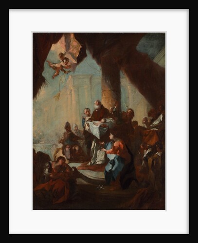 Study for 'The Presentation of Christ in the Temple', c. 1750 by Franz Anton Maulbertsch (attributed to)