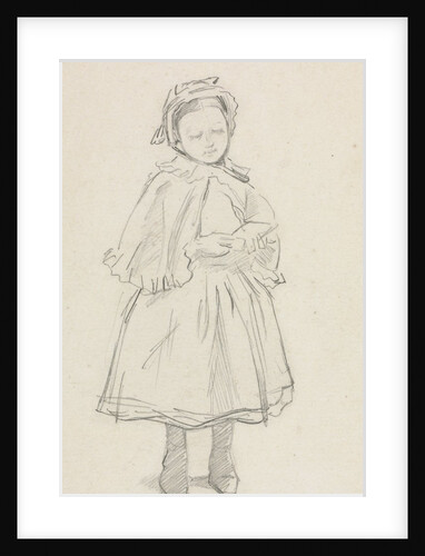 Study for a Little Girl by Charles Samuel Keene
