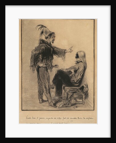 Study for a Scene from 'Carnaval', c. 1847 by Paul Gavarni