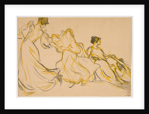 Study for the Decoration for the Salle des Fêtes for La Mairie du 11e arrondissement de Paris, 1897 by Victor Emile Prouvé