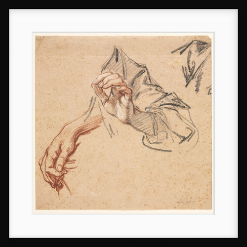 Study of Hands, 1700s by Pierre Lenfant