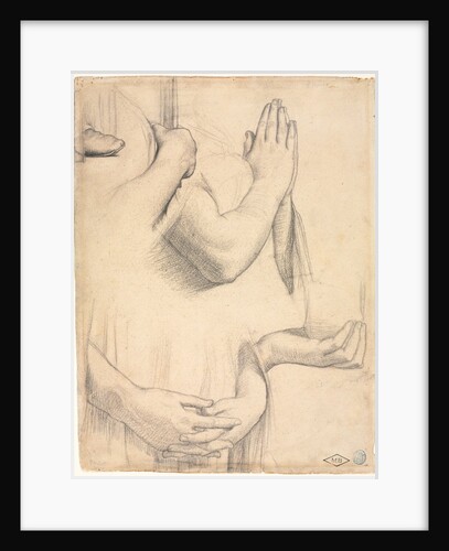 Study of Hands, 1842 by Jean-Auguste-Dominique Ingres