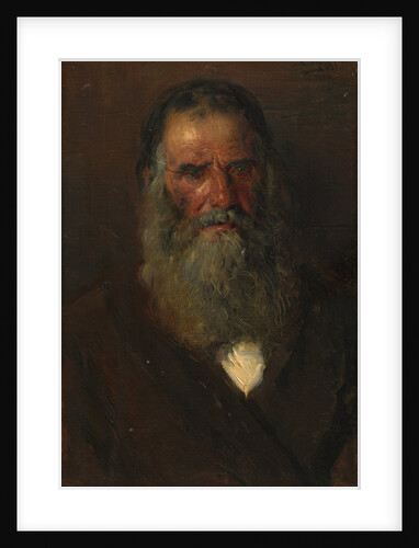 Study of the Head of an Old Man, 1883 by Vladimir Egorovic Makovskij