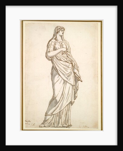 Study of the Sabine Statue from the Villa Medici, c. 1775-1780 by Jacques-Louis David