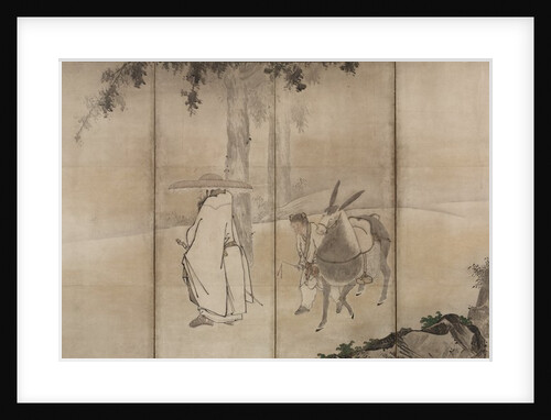 Su Shi and Pan Lang, early 1600s by Unkoku T?gan