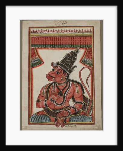 Sugriva, the Monkey King, 1760-1770 by Unknown