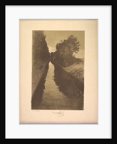 Suite de Paysages: Landscape, Plate 1, Remarque, A Fish, 1892-1893 by Charles Marie Dulac