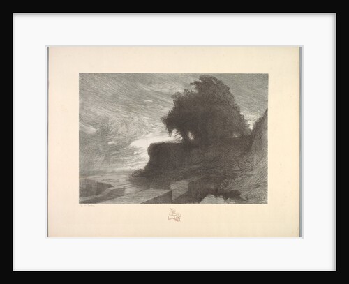 Suite de Paysages: Landscape, Plate 4, Remarque, Snake, 1892-1893 by Charles Marie Dulac