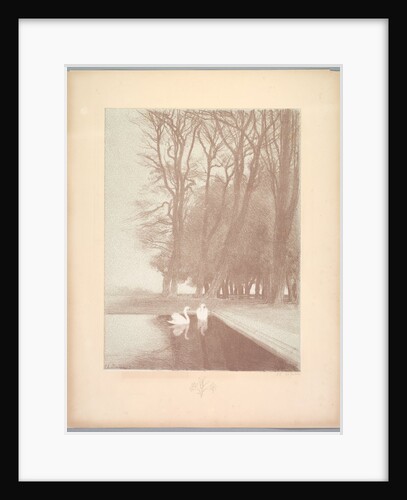 Suite de Paysages: Landscape, Plate 6, Remarque, Lilies, 1892-1893 by Charles Marie Dulac