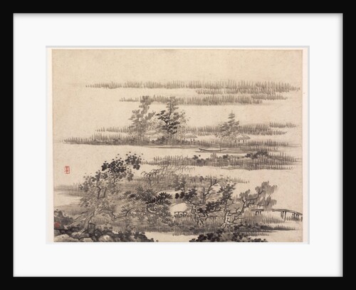Summer in the Water Country, 1670s by Gong Xian