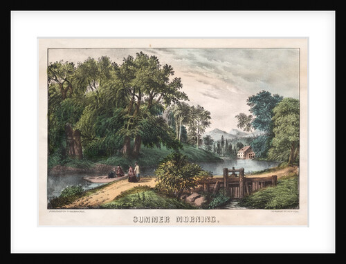 Summer Morning, c. 1838-72 by James Merritt Ives; Nathaniel Currier