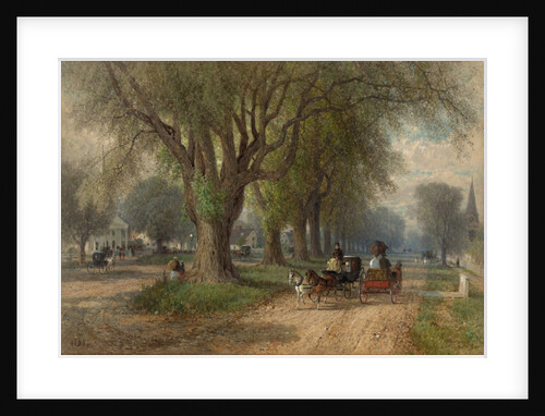 Sunday in New England, c. 1876 by Albert Fitch Bellows