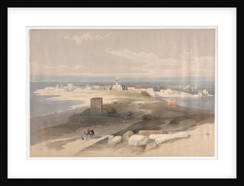 Sur or Tsor, Ancient Tyre from the Isthmus, 1839 by David Roberts