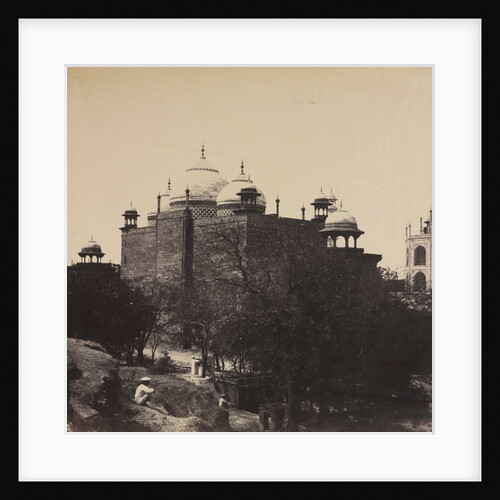 Taj Mahal, Back View of the Rest-House, with Figure, c. 1858-1862 by John Murray
