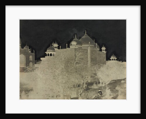 Taj Mahal, Back View of the Rest-House, with Figure, c. 1858-1862 by John Murray