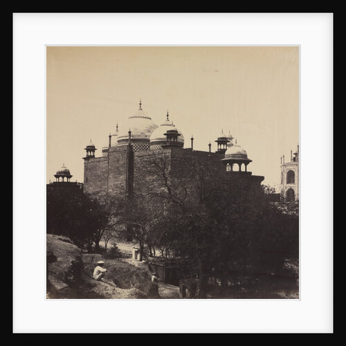 Taj Mahal, Back View of the Rest-House, with Figure, c. 1858-1862 by John Murray