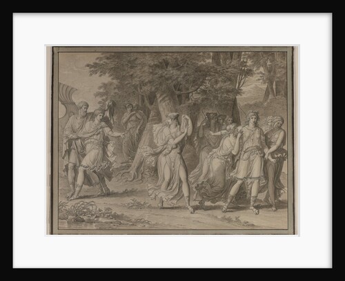 Telemachus, Urged by Mentor, Leaving the Island of Calypso, 1800 by Charles Meynier