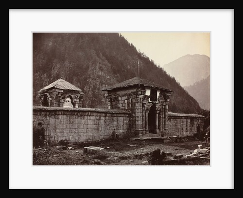 Temple at Naveshera, Kashmir, India, 1864 by Samuel Bourne