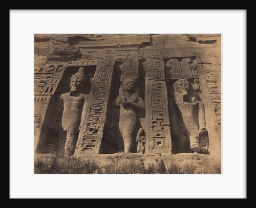 Temple of Abu Simbel, 1856 by Robert Murray