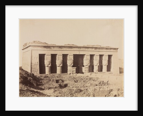 Temple of Dendera,  c. 1870s - 1880s by Antonio Beato