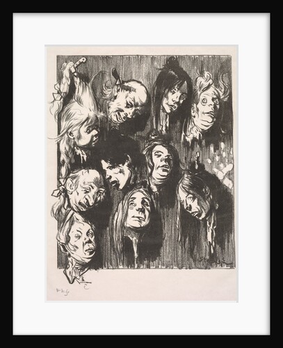 Ten Assassinations for a Penny, 1897 by Théophile Alexandre Steinlen