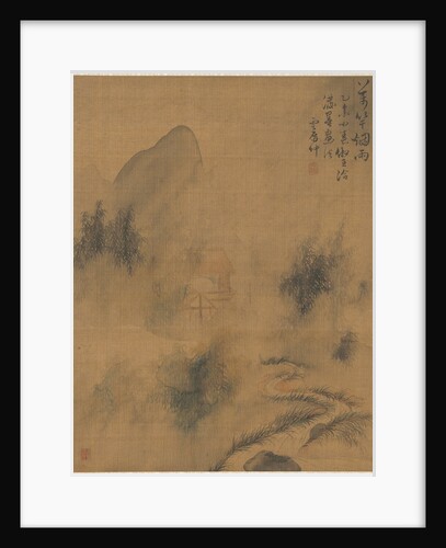 Ten Thousand Bamboos in the Mist and Rain, 1775 by Zhai Dakun