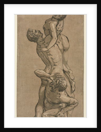 The Abduction of a Sabine Woman by Andrea Andreani