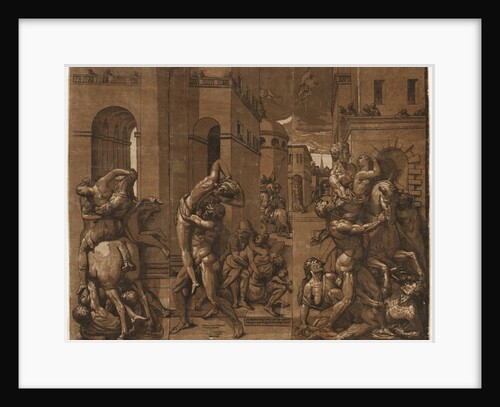 The Abduction of the Sabine Women, 1585 by Andrea Andreani