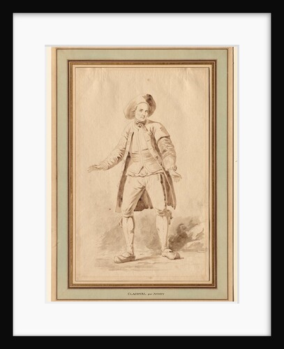 The Actor Clairval, 18th century by Étienne Aubry