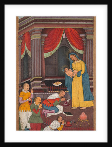 The Adoration of the Shepherds, from a Mirror of Holiness of Father Jerome Xavier by Unknown