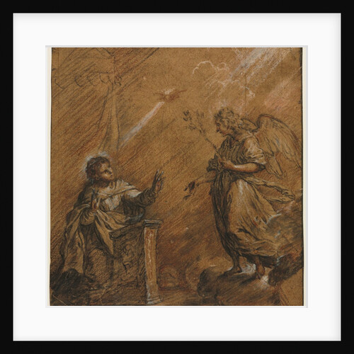 The Annunciation, last third 1600s by Johann Jakob von Sandrart