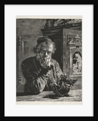 The Antiquary - Self-Portrait, 1851 by Adolph von Menzel