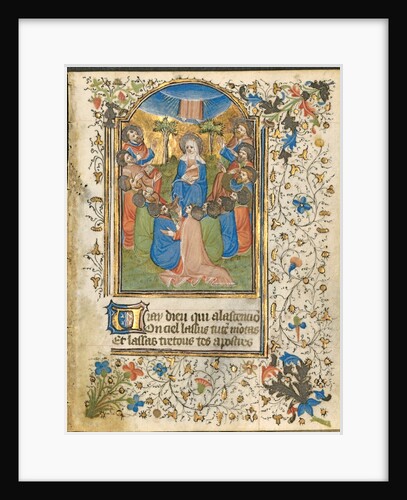 The Ascension: Leaf from a Book of Hours, c. 1420-30 by Henri d'Orquevaulx; Workshop