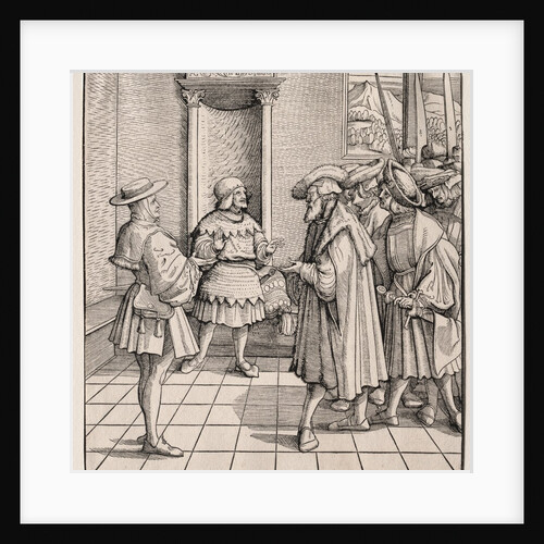 The Bad Advice of One Little Man to Another, 1512-1516 by Hans Burgkmair