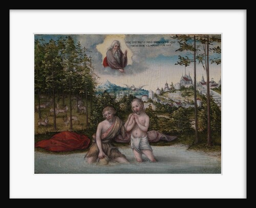 The Baptism of Christ, 1530s by Lucas Cranach