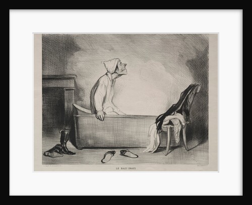The Bathers, plate 12:The Hot Bath, 28 October 1839 by Honoré Daumier; Aubert